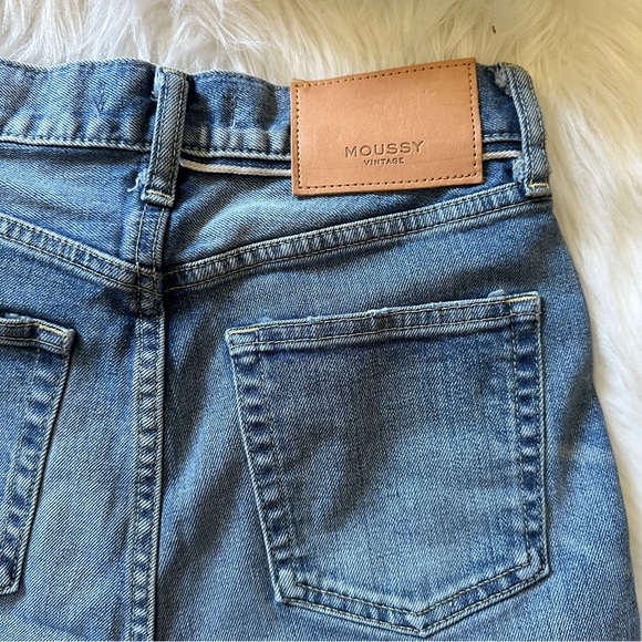 NWT Moussy Vintage Sahlen Straight Hight Rise Full Length Jeans - Picture 8 of 9